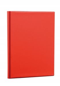 Ringbuch A4 mit Front- und Rückentasche 40mm 4 Ringe rot