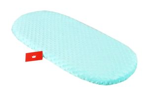 BABYLUX Spannbettlaken für Kinderwagen Spannbetttuch Bettlaken 1. Minky - Minze