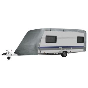 vidaXL Obal na karavan Grey Velikost S