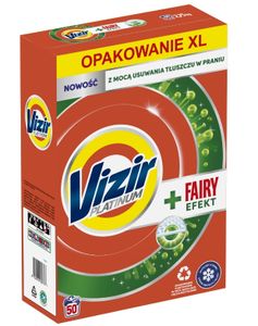 Vizir Platinum Proszek do prania + Fairy Effect, 50 prań 2,75 kg