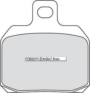 FERODO 586-074 sinter disc brake pad FDB 2074 ST