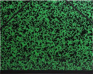 Teczka do rysowania z gumką format 50x70cm Annonay zielona