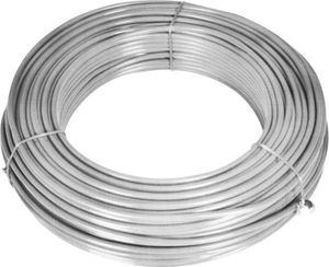 CHIC Maschendrahtzaun mit Pfosten Bodenhš¹lsen Stahl Verzinkt 15x1m 141503