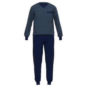 GÖTZBURG Herren Pyjama blau bedruckt Größe: 58