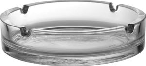Popielniczka szklana ¤14cm przezroczysta NG
