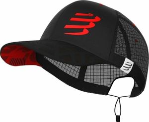 Compressport Racing Trucker Black/Red Czapka