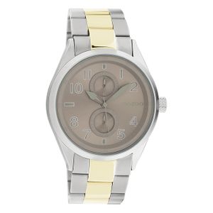 Oozoo Damen Armbanduhr Timepieces Analog Metall silber gold UOC10632