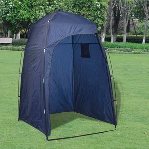 vidaXL Dusch-/WC-/Umklekleidezelt Blau