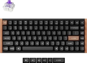 Keychron K2 HE Special Edition Kabellose Magnetische Tastatur, Bluetooth, 2.4GHz, RGB LED, Hot-swap, QWERTY US Layout, Gateron Magnetic Switch, Shwarz