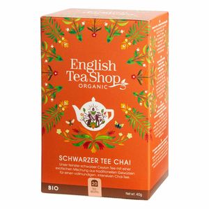 English Tea Shop - Schwarzer Tee Chai, BIO, 20 Teebeutel