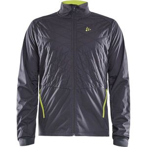 Craft Herren Funktionsjacke Langlaufjacke Storm Balance Jacket, Farbe:Grau, Größe:L, Artikel:-995618 asphalt / acid