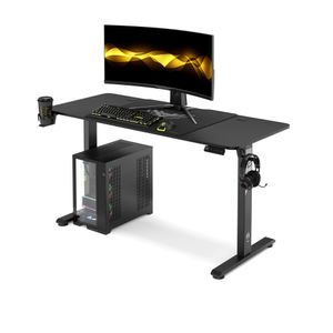 Diablo Gaming Tisch Elektrisch X-Tensio Computertisch Bürotisch Schreibtisch Memoryfunktion Touchscreen Höhenverstellbarer 140 cm