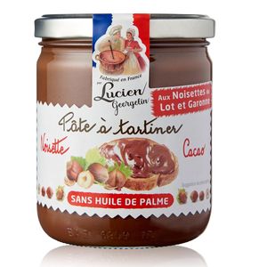 Lucien Georgelin Kakao-Haselnuss-Aufstrich ohne Palmöl - Französische Delikatesse