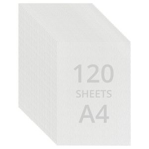 BELLE VOUS 120 Blatt Aquarellpapier A4 - Wasserfarben Papier - 200g Kaltgepresst Baumwolle weiß Papier - Zeichenpapier Perfekt für Anfänger Künstler, Skizzen, Öl- und Acrylmalerei Pan Pastels