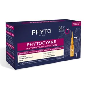 Phyto Phytocyane Hair Loss Treatment Woman Reaction 12 X 5 Ml