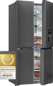Exquisit Multi door MD430-100-WS-200E inoxlook-az | 432 l Nutzinhalt | Inoxlook-az