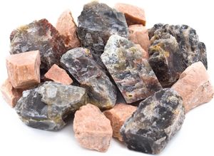 LAVISA Premium Heilsteine Edelsteine Set | Natürliche Kristalle für Dekoration und Wohlbefinden | 100% Natursteine Mineralsteine (Mondstein)