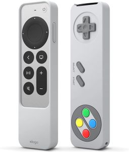 Elago Puzdro R4 Retro pre Apple TV Siri Remote (2021, 2022) svetlošedé