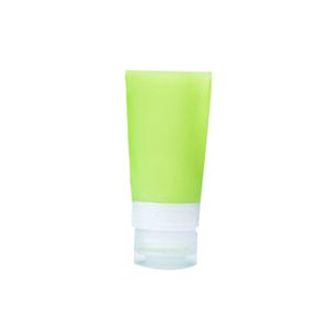 leere Silikon -Reiseflasche Lotion Shampoo Kosmetikrohrbehälter tragbar-Grün ,Größen:38ML