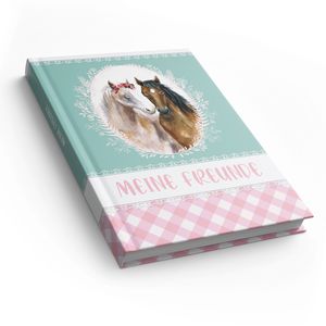itenga Freundebuch Pferde DIN A5, 88 Seiten 150g Naturpapier