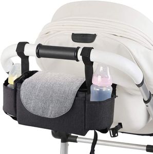 Kinderwagen Organizer Buggy Tasche Baby Wickeltasche Aufbewahrungstasche mit Handgriff Wasserdicht Multifunktions