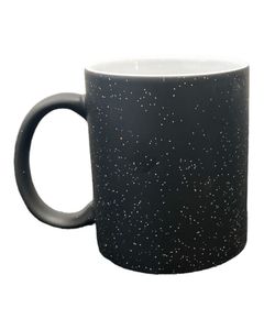 1 Stk. Zaubertasse "Glitzer Edition" , Schwarz, Sublimation