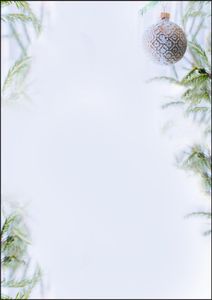 SIGEL DP302 Weihnachts-Motiv-Papier, Winter Mood, A4, 100 Blatt