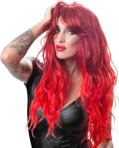 Cottelli ACCESSOIRES - Cotelli Collection Perücke rot wellig lang