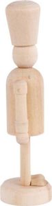 Holz Nussknacker Charakter zum Bemalen 13 cm