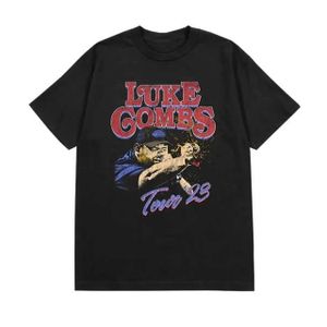 Luke Combs - "Tour 23 Smashing Beer" T-Shirt für Herren/Damen Unisex RO10515 (L) (Schwarz)
