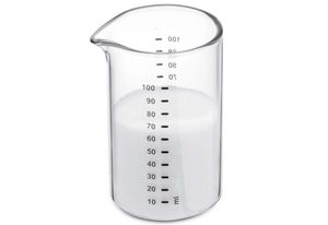 WEIS Mini Messbecher Glas 0,1l