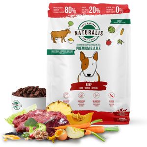 Naturalis Smart 80 BARF Complete Trockenbarf Hundefutter 1 kg Rind getreidefrei ohne Zusätze sehr ergiebig