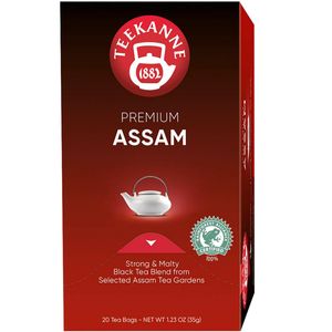 Teekanne Premium Assam Schwarztee kräftig und malzig im Geschmack 35g