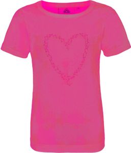 Isar-Trachten Kinder T-Shirt mit Strass Herz 52763 | Pink - Mädchen Oberteil Größe: 116 Isar-Trachten Kinder T-Shirt mit Strass Herz 52763 | Pink - Mädchen Oberteil Größe: 116