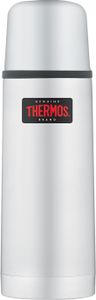 THERMOS Thermosflasche Light&Compact, Edelstahl mattiert 0,35 l, hält 12 Stunden heiß, inkl. Trinkbecher, spülmaschinenfest, absolut dicht, BPA-Frei - 4019.205.035