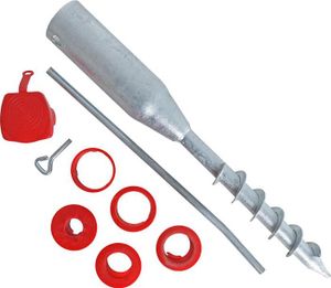 Einschraubbodenhülse Bodenhülse Bodendübel Einschraubhülse Bodenanker Hülse rund