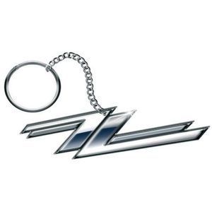 ZZ Top - "Twin Zees" Schlüsselanhänger Logo RO10417 (Einheitsgröße) (Silber)