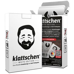 klattschen® | White Edition – "Die offizielle Erweiterung des Kult-Trinkspiels."