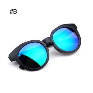 Baby Kleinkind Niedlich Gefrostet Mehrfarbig Reflektierende Anti-Uv-Sonnenbrille Brille Geschenk-B
