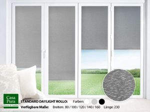 Rolety Mini Daylight 80 x 230 cm czarne