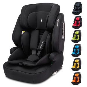 Osann Jazzi Isofix Kindersitz, i-Size von 76 bis 150 cm, mitwachsend - Black