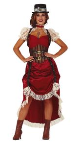 Steampunkový westernový kostým pre ženy GUIRCA