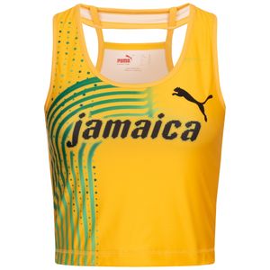 L|Jamaica PUMA Damen Leichtathletik Crop Top 505349-02