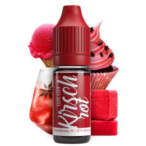 Belissia Lebensmittelfarbe Kirschrot 10ml Farbstoff hoch konzentriert, Made in DE zuckerfrei, flüssig, zum Färben von Getränken, Kuchen, Teig, Toppings uvm Tortendeko - Backzubehör