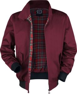RED by EMP Herren bordeaux rote Bomberjacke mit Stehkragen XXL RED by EMP Herren bordeaux rote Bomberjacke mit Stehkragen XXL