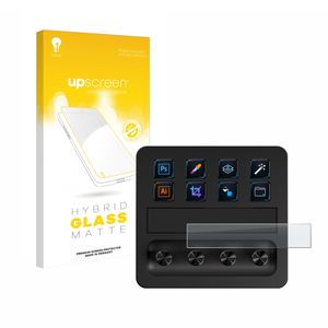 upscreen Schutzglas für Elgato Stream Deck + Schutzfolie Display-Folie Display-Schutz Glas matt