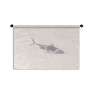 MuchoWow® Wandteppich Wandbehang Fisch - Meer - Aquarell 60x40 cm Tapisserie Dekoration Wandtuch - Wanddekorationen