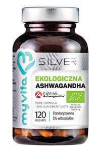 MyVita Silver, Ashwagandha 120 kapslí - dlouhodobě!