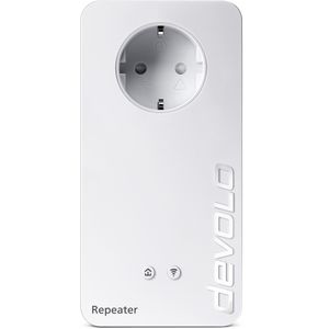 devolo WLAN Repeater+ ac WiFi-Verstärker mit Steckdose/1167 Mbit/s/2x LAN-Ports