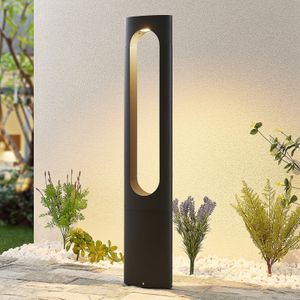 Lucande LED Außenleuchte 'Fenti' in schwarz aus Aluminium